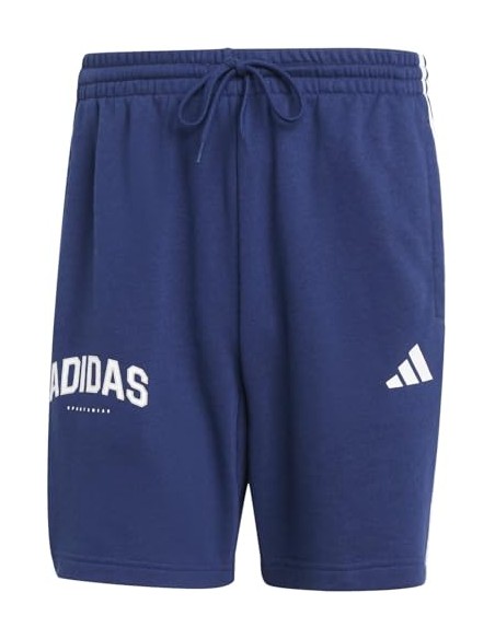 Pantalón corto Adidas-M 3S SHO-JM2483 AZUL-HOMBRE