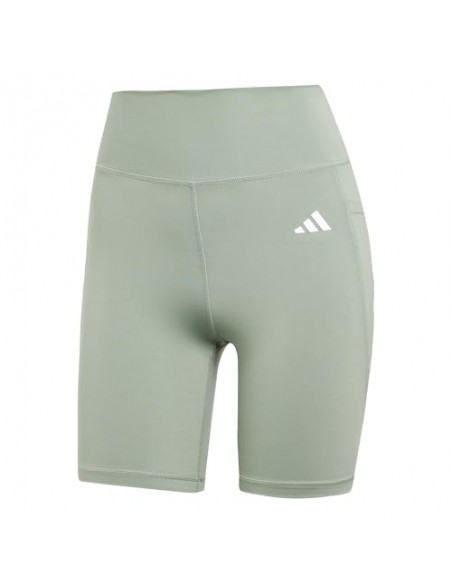 Malla Corta Adidas-OPT ESS ST 7IN-JI5522 VERDE-MUJER