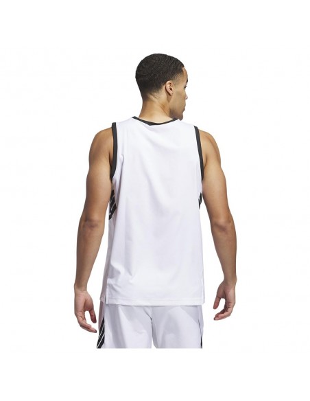 Camiseta sin mangas Adidas-CRAZYLITE JER-JN0337 BLANCO-HOMBRE