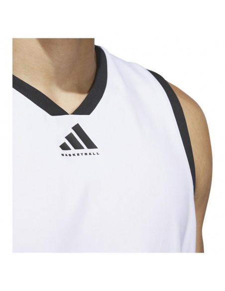 Camiseta sin mangas Adidas-CRAZYLITE JER-JN0337 BLANCO-HOMBRE