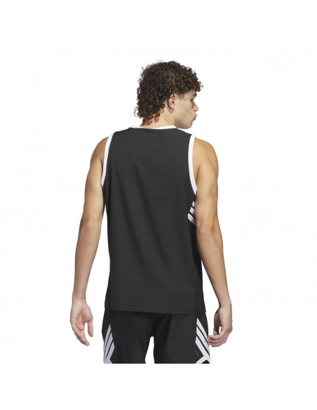 Camiseta sin mangas Adidas-CRAZYLITE JER-JN0335 NEGRO-HOMBRE