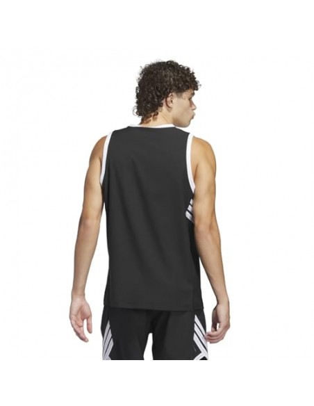 Camiseta sin mangas Adidas-CRAZYLITE JER-JN0335 NEGRO-HOMBRE