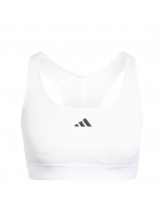 Top de bikini Adidas-PWRCT BRA-JG1405 BLANCO-MUJER