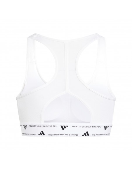 Top de bikini Adidas-PWRCT BRA-JG1405 BLANCO-MUJER