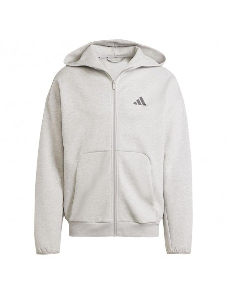 Chaqueta de chandal Adidas-M FI SL FZ-JD4945 GRIS-HOMBRE
