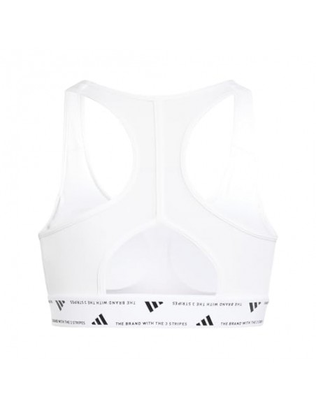 Top de bikini Adidas-PWRCT BRA-JG1405 BLANCO-MUJER