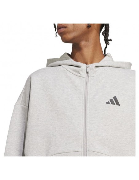 Chaqueta de chandal Adidas-M FI SL FZ-JD4945 GRIS-HOMBRE