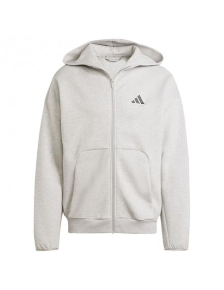 Chaqueta de chandal Adidas-M FI SL FZ-JD4945 GRIS-HOMBRE