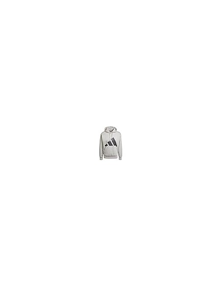 Sudadera Adidas-M BL FL HD-IN6160 GRIS-HOMBRE