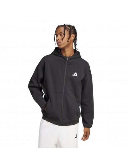 Chaqueta de chandal Adidas-M FI SL FZ-JI8768 NEGRO-HOMBRE