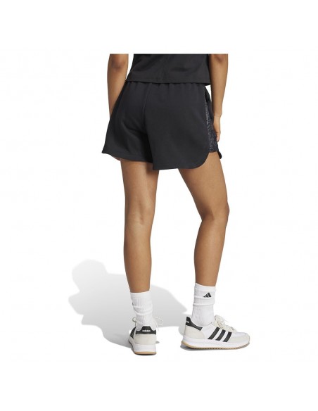 Pantalón corto Adidas-W AOP 3S SH-JG6224 NEGRO-MUJER