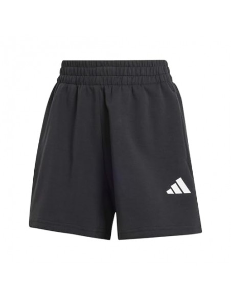 Pantalón corto Adidas-W FI SL SHO-JC5466 NEGRO-MUJER