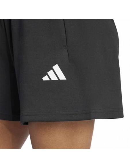 Pantalón corto Adidas-W FI SL SHO-JC5466 NEGRO-MUJER