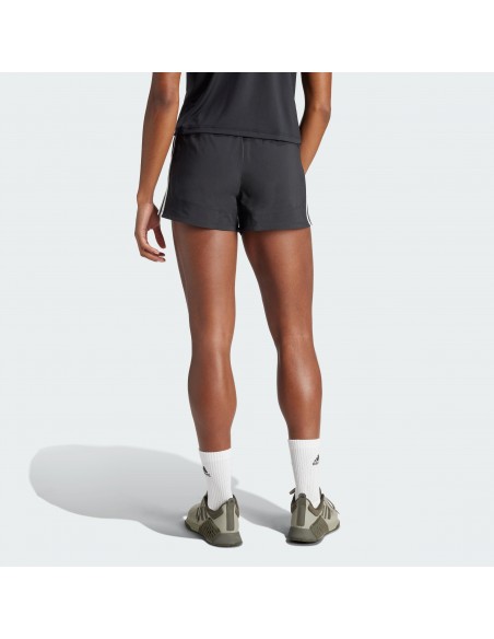 Pantalón corto Adidas-PACER WVN HIGH-IT7760 NEGRO-MUJER
