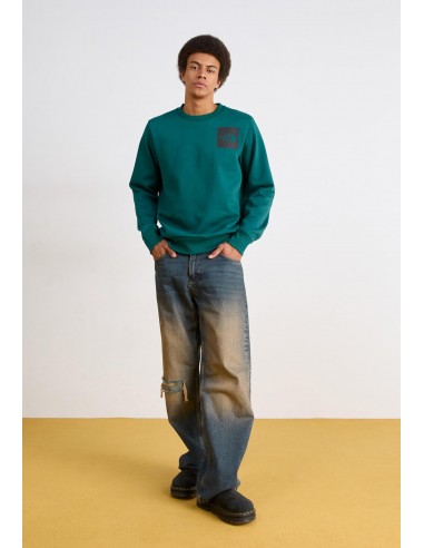 SUDADERA MEN'S FINE CREW GREEN