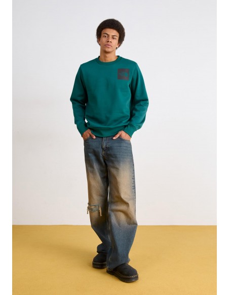SUDADERA MEN'S FINE CREW GREEN