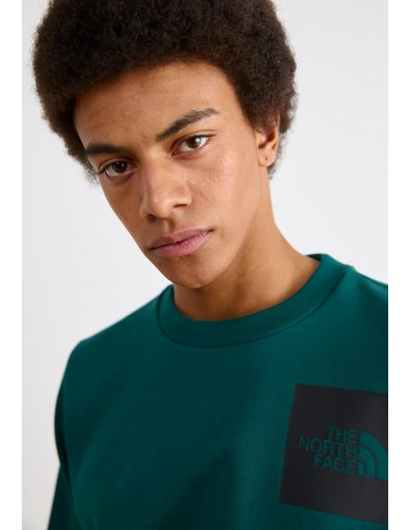 SUDADERA MEN'S FINE CREW GREEN