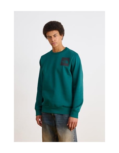 SUDADERA MEN'S FINE CREW GREEN