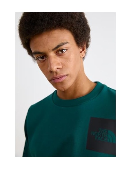 SUDADERA MEN'S FINE CREW GREEN