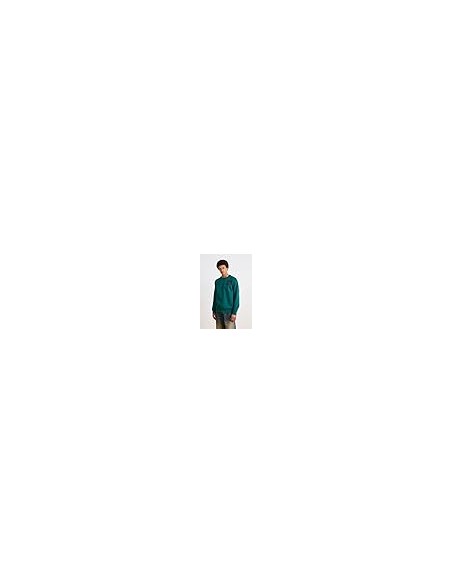 SUDADERA MEN'S FINE CREW GREEN