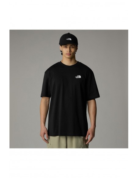 CAMISETA TNF MEN'S ESSENTIAL OVERSIZE TEE - NEGRO