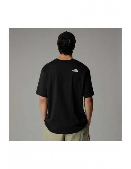 CAMISETA TNF MEN'S ESSENTIAL OVERSIZE TEE - NEGRO