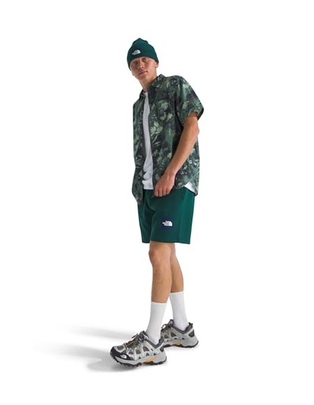 PANTALONES CORTOS TNF MEN'S BOX REGULAR SHORT - VERDE