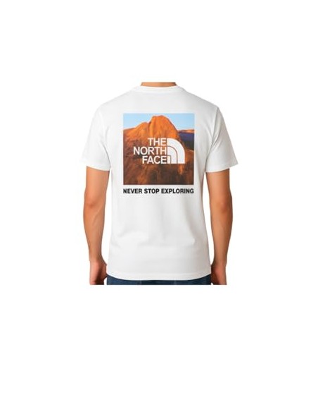 CAMISETA TNF M CAMPING GRAPHIC SS TEE - BLANCA