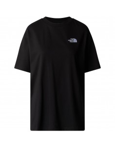 CAMISETA TNF WOMEN'S S/S ESSENTIAL OVERSIZE TEE - NEGRO