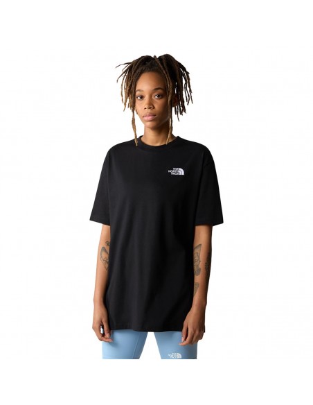 CAMISETA TNF WOMEN'S S/S ESSENTIAL OVERSIZE TEE - NEGRO