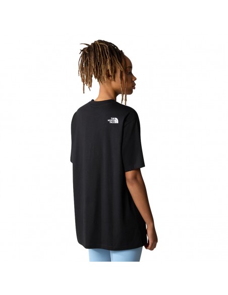 CAMISETA TNF WOMEN'S S/S ESSENTIAL OVERSIZE TEE - NEGRO