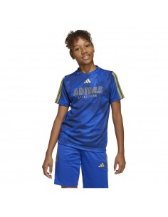Camiseta manga corta Adidas-J HOT COF TEE-JD0499  AZUL...