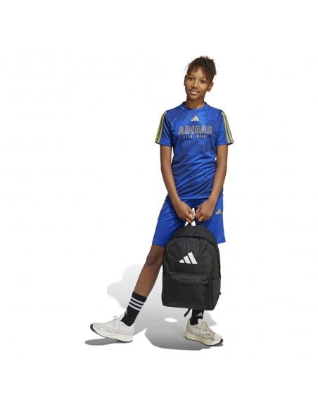 Camiseta manga corta Adidas-J HOT COF TEE-JD0499  AZUL -UNISEX JUNIOR