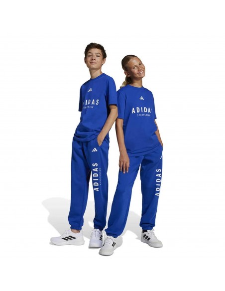 Pantalón de chándal Adidas-J ALLSZN GFX PT-JC7613 AZUL-UNISEX JUNIOR