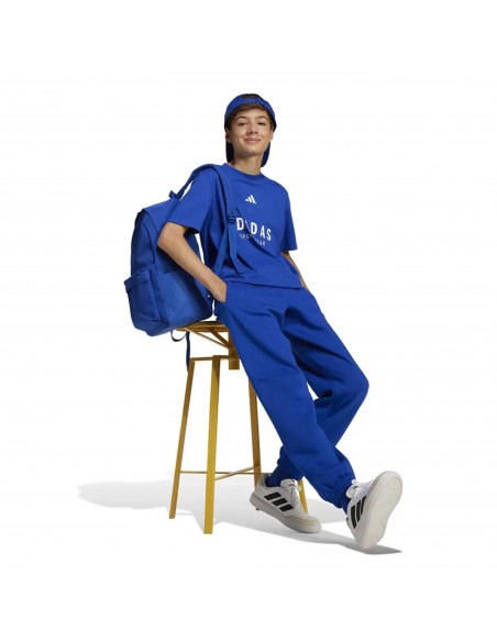 Pantalón de chándal Adidas-J ALLSZN GFX PT-JC7613 AZUL-UNISEX JUNIOR