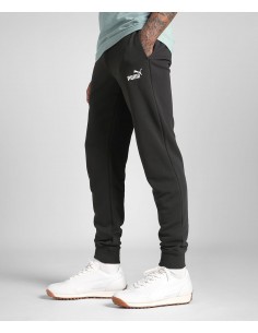 PANTALON NEGRO PUMA ALGODON HOMBRE 682644 2
