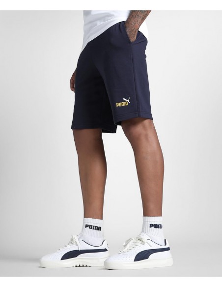 Pantalón corto Puma-ESS 2 COLOR No. 1 Logo Shorts 10 TR-684715-16-AZUL MARINO UNISEX