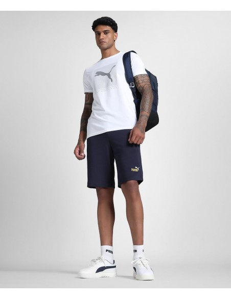 Pantalón corto Puma-ESS 2 COLOR No. 1 Logo Shorts 10 TR-684715-16-AZUL MARINO UNISEX