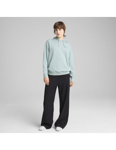 Sudadera Puma-ESS ELEVATED Comfort Hoodie TR-685018-67-VERDE AGUA MUJER