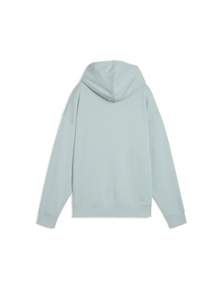 Sudadera Puma-ESS ELEVATED Comfort Hoodie TR-685018-67-VERDE AGUA MUJER