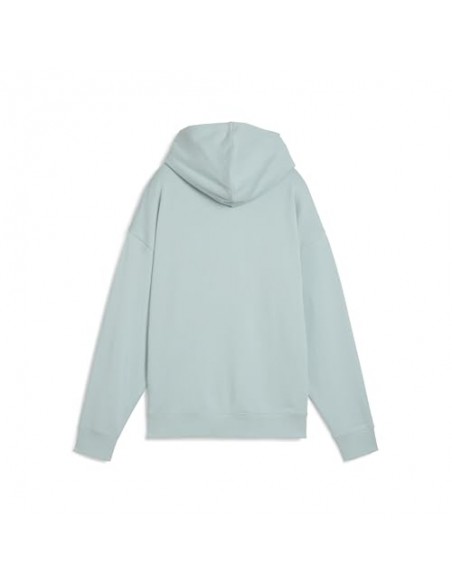 Sudadera Puma-ESS ELEVATED Comfort Hoodie TR-685018-67-VERDE AGUA MUJER