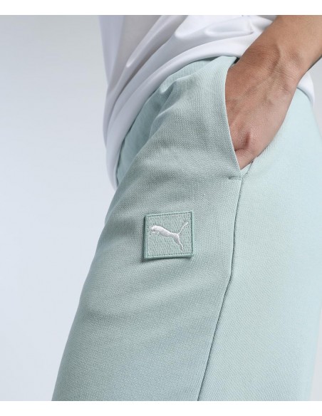 Pantalon Chandal Puma-ESS ELEVATED Sweatpants TR cl-685019-67-VERDE AGUA MUJER
