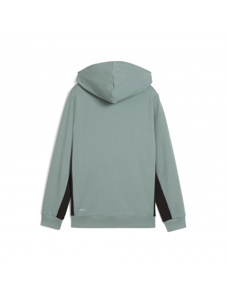 Chaqueta Puma-ACTIVE SPORTS Graphic Hoodie Full-Zip TR B-685179-30-VERDE UNISEX JUNIOR