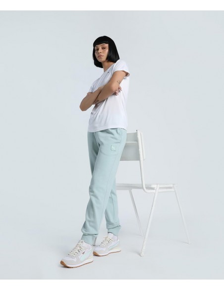 Pantalon Chandal Puma-ESS ELEVATED Sweatpants TR cl-685019-67-VERDE AGUA MUJER
