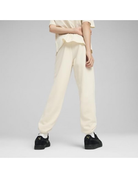 Pantalon Chandal Puma-ESS SCRIPT Sweatpants TR G-685807-87-BLANCO NIÑA