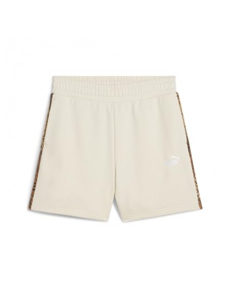 Pantalón corto Puma-ESS GRAPHIC ANIMAL Shorts 5 TR-688535-87-BLANCO MUJER