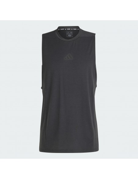 Camiseta de tiras Adidas-D4T TANK-IK9726 NEGRO-HOMBRE