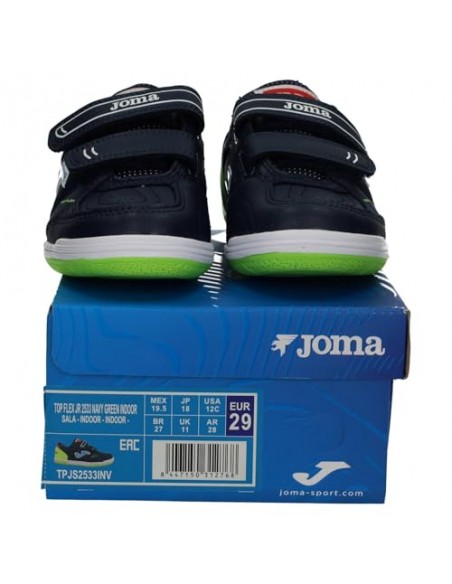 BOTA FUTBOL SALA JOMA TOP FLEX JR 2504 ROYAL INDOOR