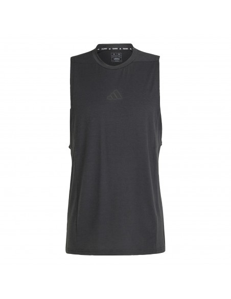 Camiseta de tiras Adidas-D4T TANK-IK9726 NEGRO-HOMBRE