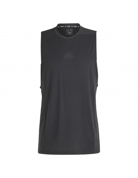 Camiseta de tiras Adidas-D4T TANK-IK9726 NEGRO-HOMBRE